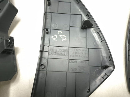 2018 Hyundai Sonata Door Sill Scuff Plate Trim Front & Rear W/ Dash End Cap OEM