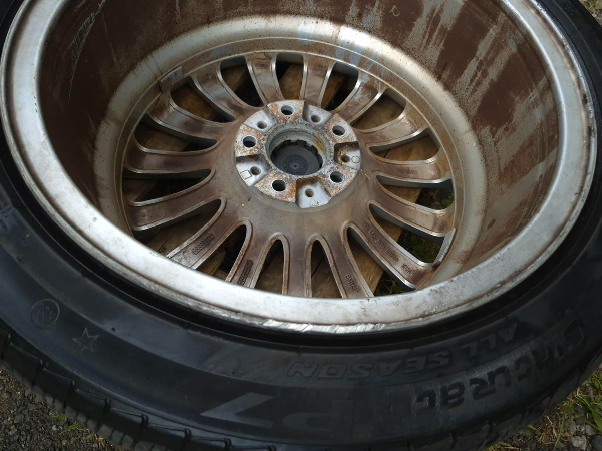 2011 BMW 750li Wheel Rim W/ Tire 245/45/r19 19x8.5j 4.8/32 Et 25 4 Pcs OEM