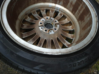 2011 BMW 750li Wheel Rim W/ Tire 245/45/r19 19x8.5j 4.8/32 Et 25 4 Pcs OEM