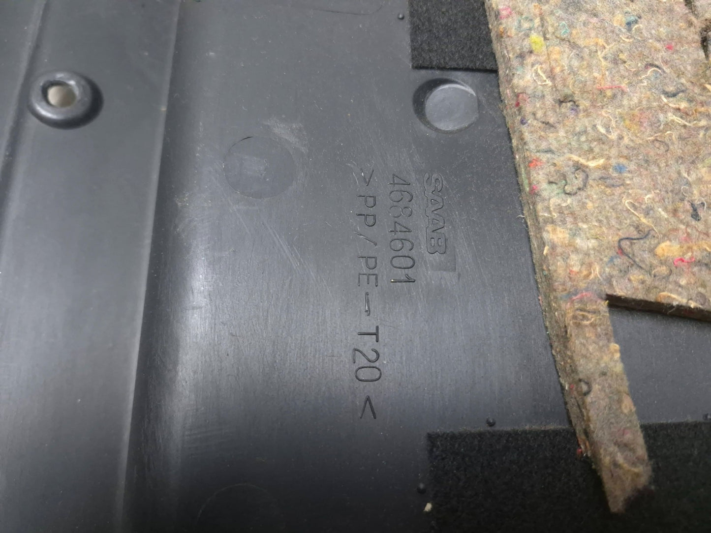 2007 Saab 9-5 Aero Front Lower Dashboard Kick Trim Panel 2pcs OEM