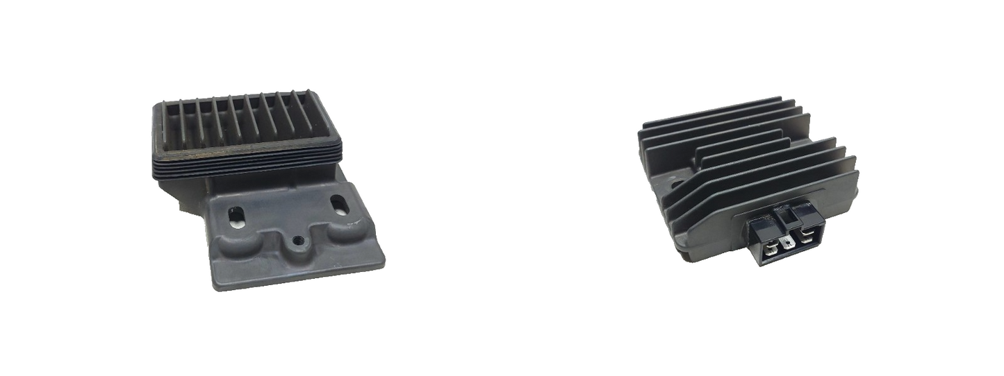 2021 Yamaha Mt-03 Regulator Voltage & Bracket Pair OEM