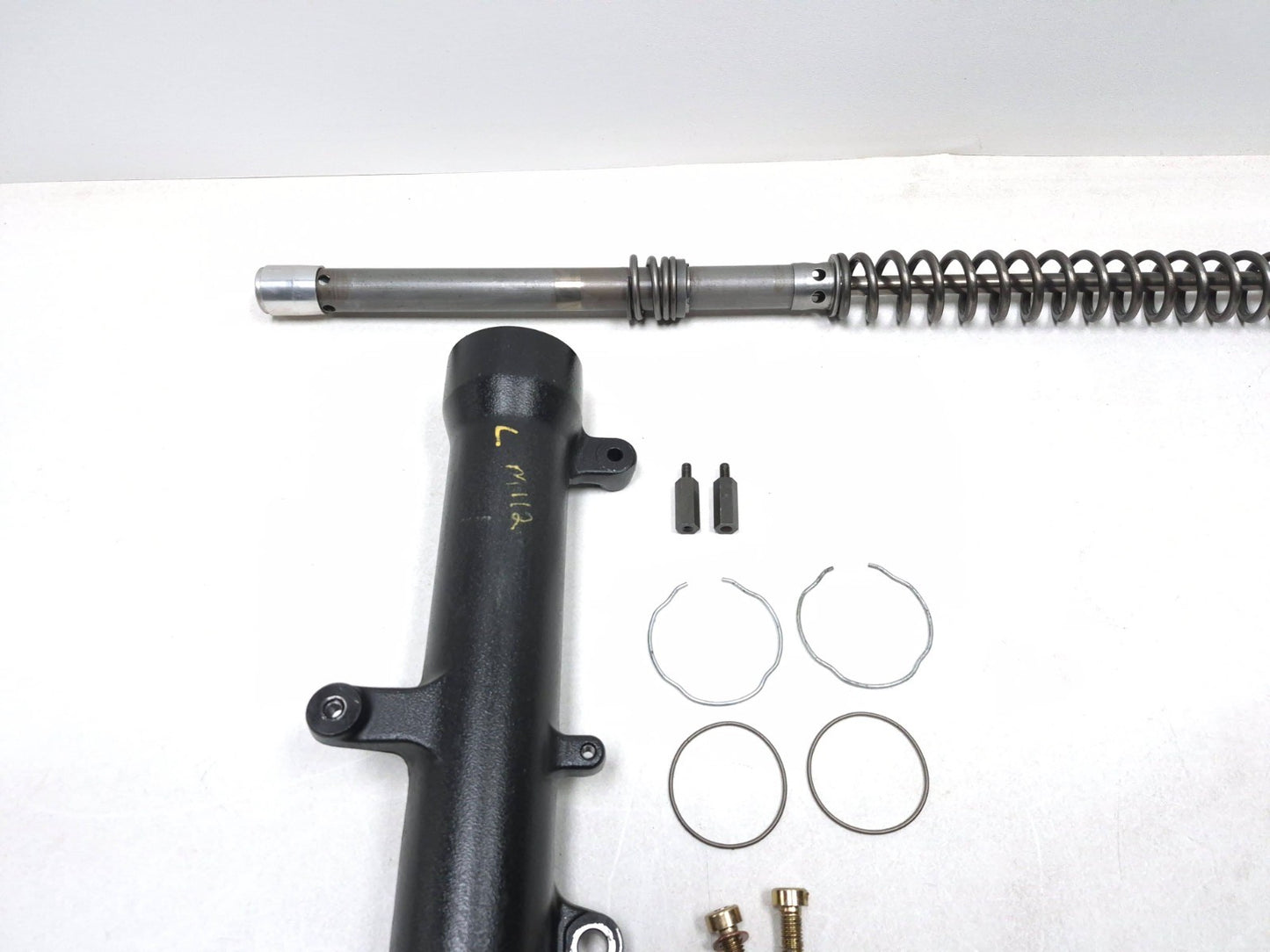 2002 Suzuki V-strom Dl 1000 Front Fork Left Tube Lower & Spring Damper Pair OEM