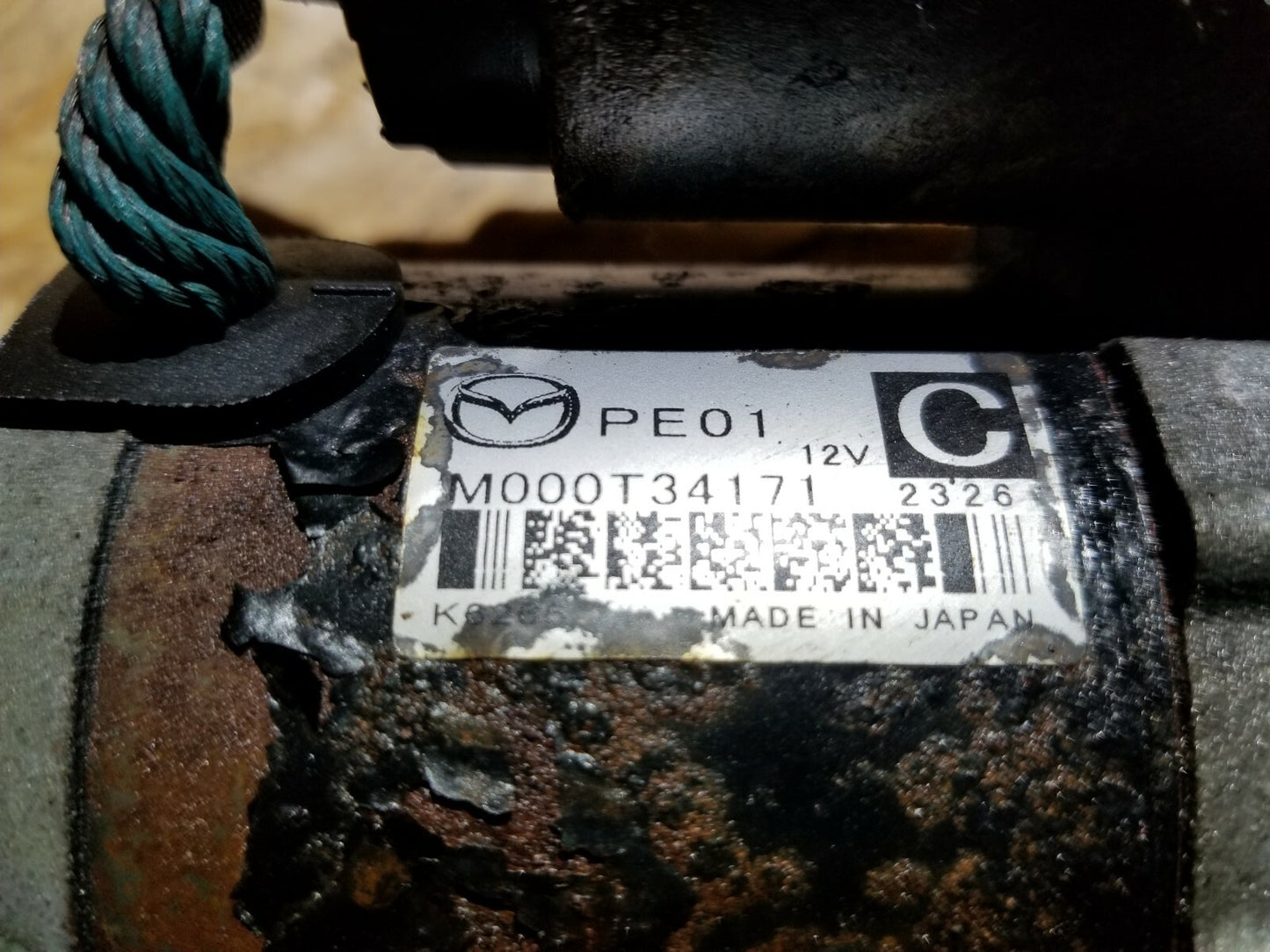 2012 Mazda 3 Starter Motor OEM