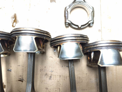 2013 Dodge Grand Caravan 3.6l Engine Piston W/ Connecting Rod 6 Pcs OEM