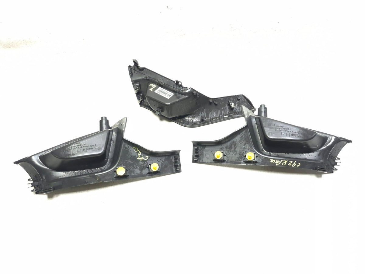 2013 Ford Focus Interior Console Trim Panel Scuff Plate 3pcs OEM