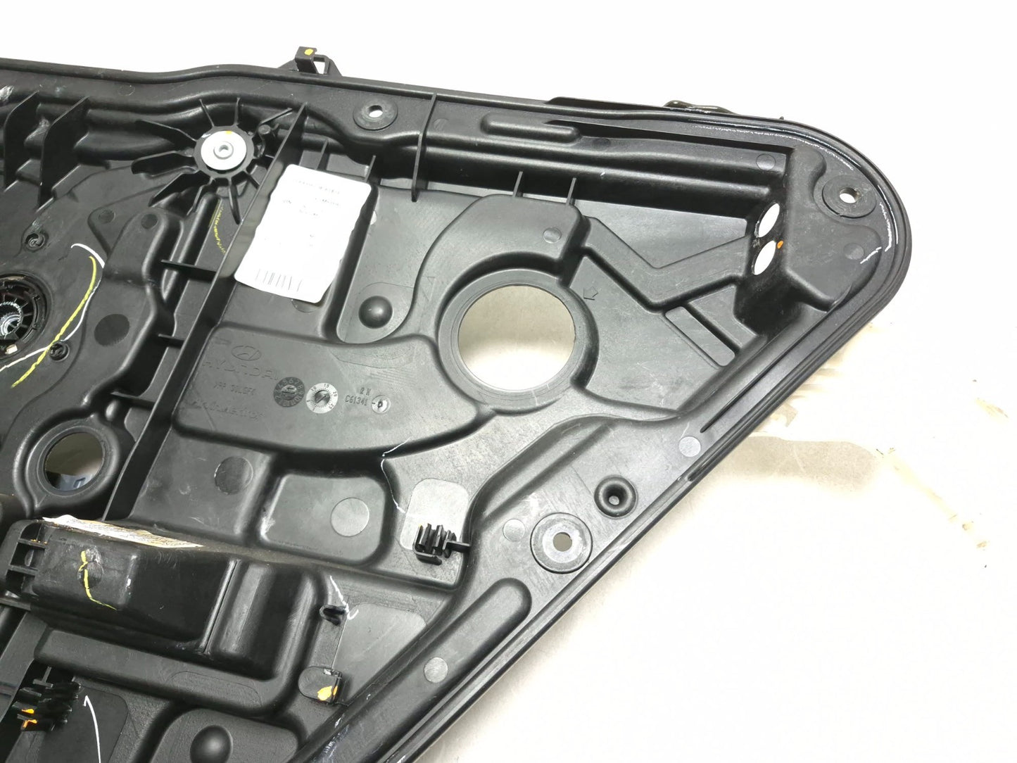 2012 Hyundai Sonata Rear Passenger Door Panel W/ Window Regulator OEM