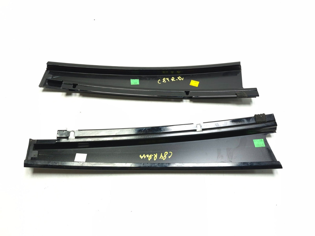 2011 Mercedes S400 W221 Door Pillar Applique Molding Front & Rear 4pcs OEM