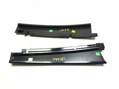 2011 Mercedes S400 W221 Door Pillar Applique Molding Front & Rear 4pcs OEM