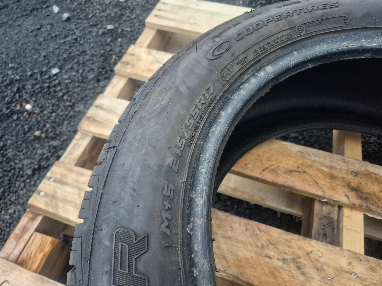 Cooper Cs5 Ultra Touring 215/55r17 94v Used Tire