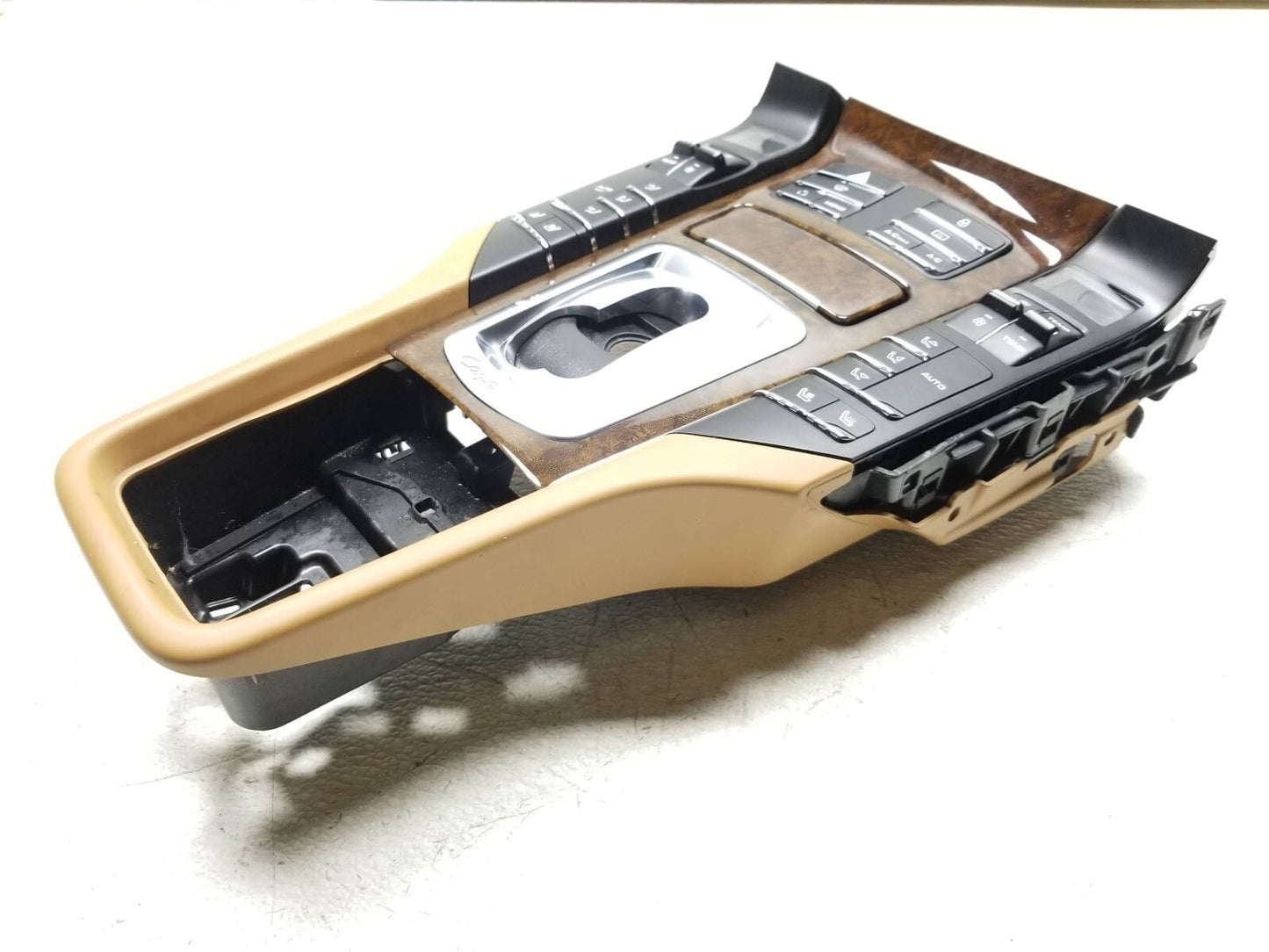 2013 Porsche Cayenne Center Console Trim Switch Panel OEM