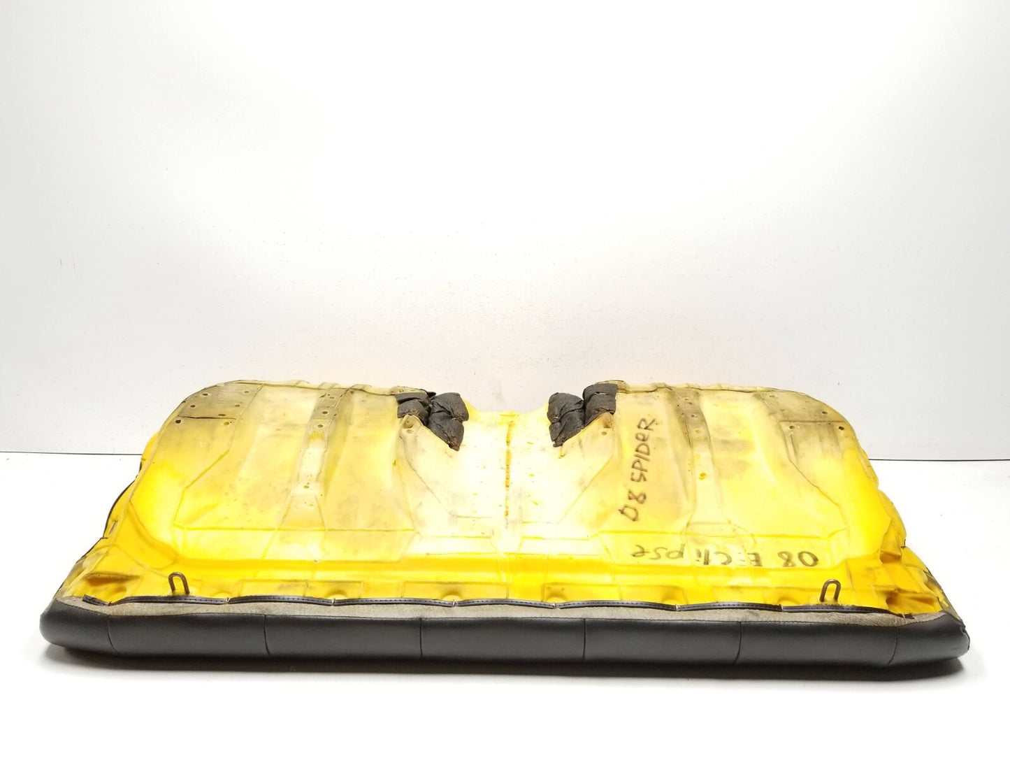 2008 Mitsubishi Eclipse Rear Seat Lower Cushion Bench Black Leather OEM