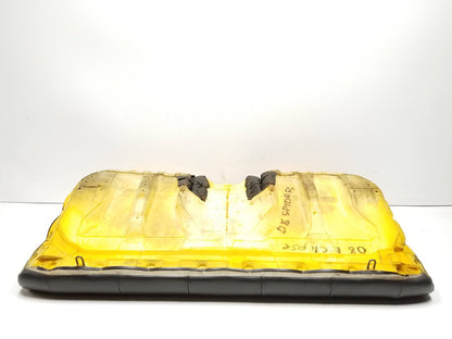 2008 Mitsubishi Eclipse Rear Seat Lower Cushion Bench Black Leather OEM