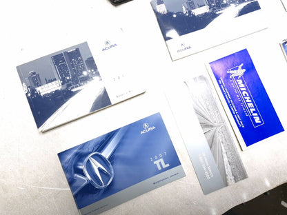2007 Acura Tl Type-s Owner's Manual Book & Case OEM