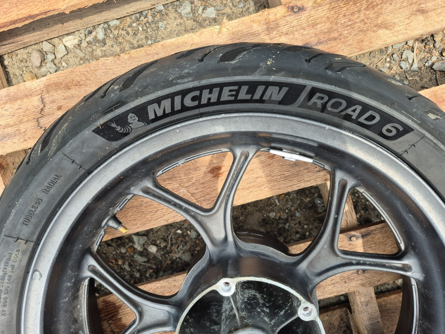 2012 Honda Nc700x Wheel Rim & Tire Front & Rear *straight* OEM