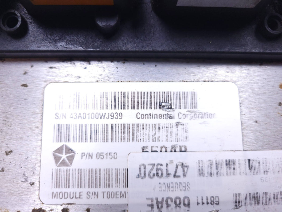 2012 Jeep Grand Cherokee 3.6l Pcm Ecm Engine Computer Module OEM