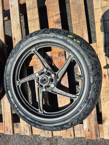 2013 Honda Cbr250 Wheel Rim W/ Tire Front & Rear *straight* OEM