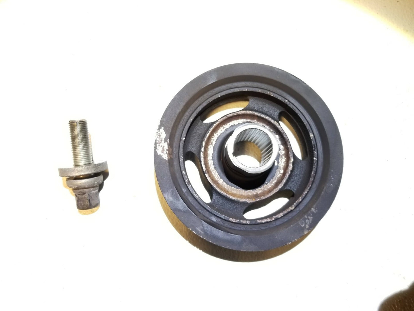 2009 Honda Civic Crankshaft Harmonic Balancer Pulley W/ Bolt OEM