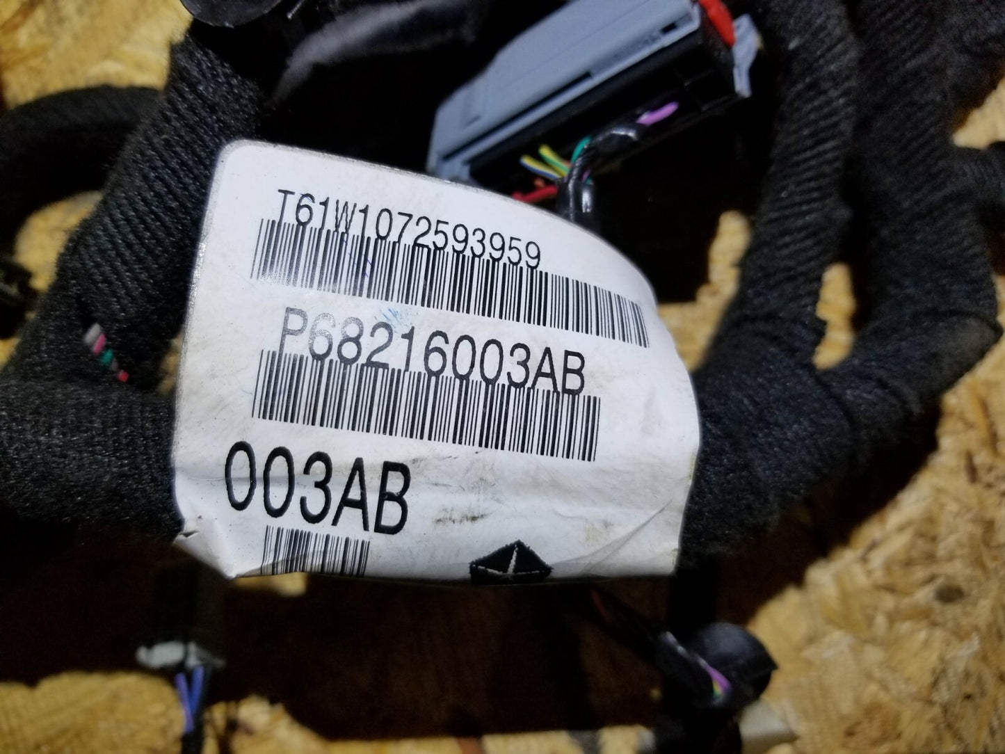 2015 Fiat 500 Dash Dashboard Wire Harness OEM