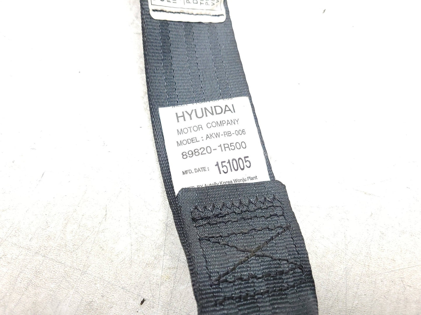 12-17 Hyundai Accent Rear Seat Belt Left Right Center OEM 89850-1r500ry