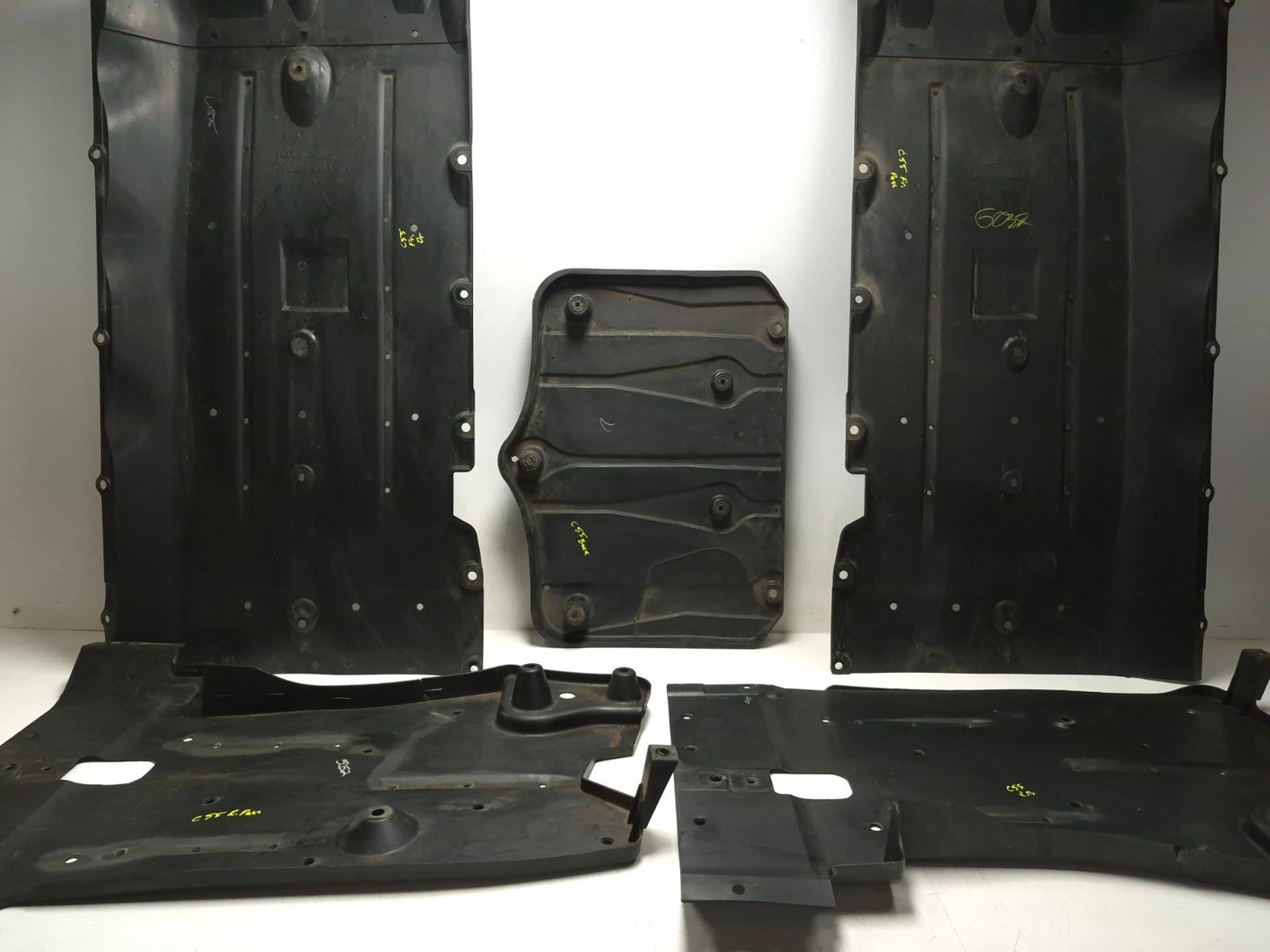 2018 Nissan Altima 2.5l Under Cover Splash Guard Front & Rear 5 Pcs OEM