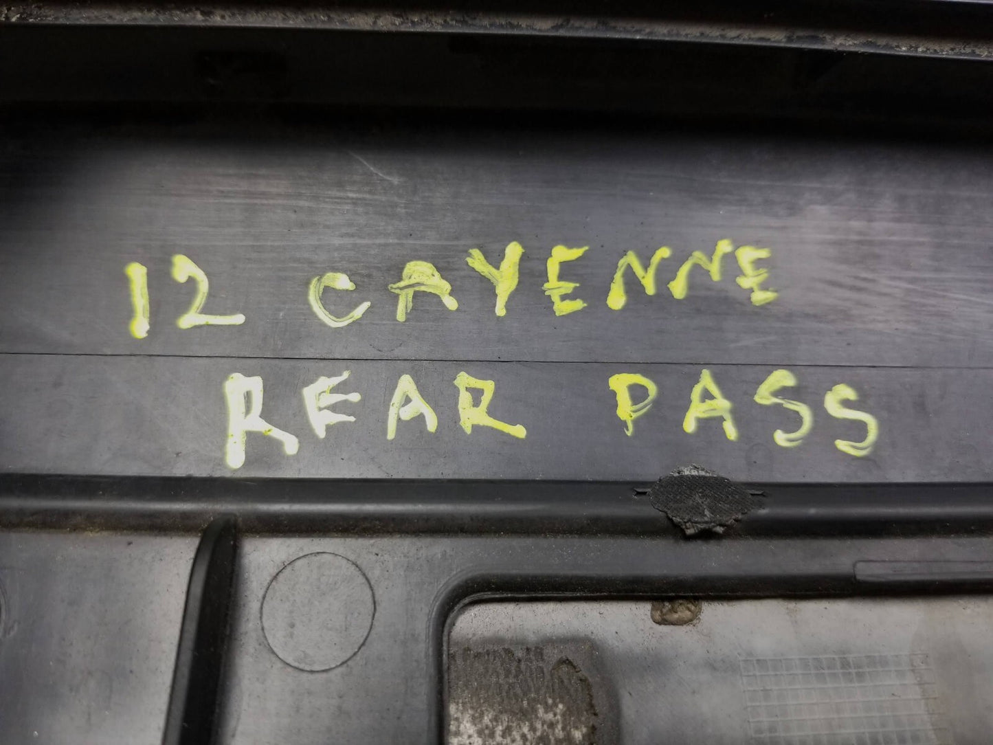 2012 Porsche Cayenne Door Lower Molding Rear Passenger Side Right OEM