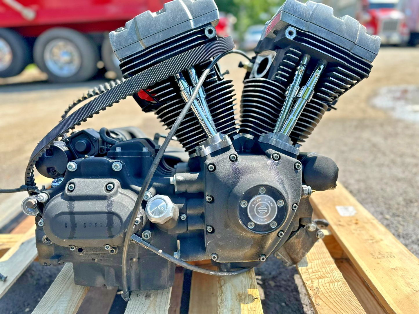 2008 Harley-davidson Fxdf Dayna Engine Motor & Transmission Twin Cam 96 OEM