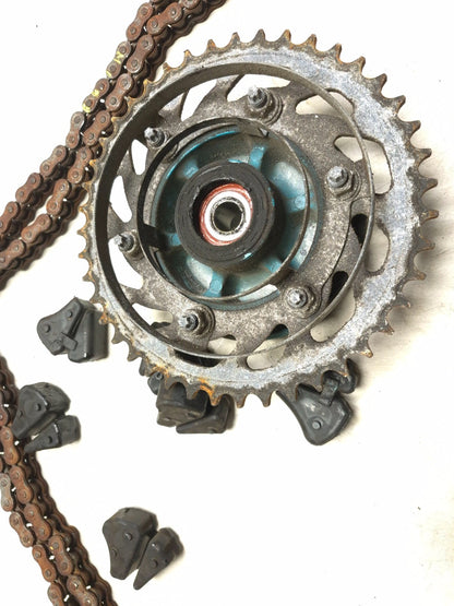 2024 Yamaha R3 Yzfr3 Rear Wheel Hub & Sprocket W/ Drive Chain OEM