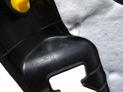 2014 Hyundai Accent Hatch Trunk Lock Cover Trim Panel OEM