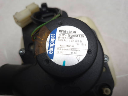 2008 BMW 128i Engine Ecu Cooling Fan Blower Motor 7531783 OEM