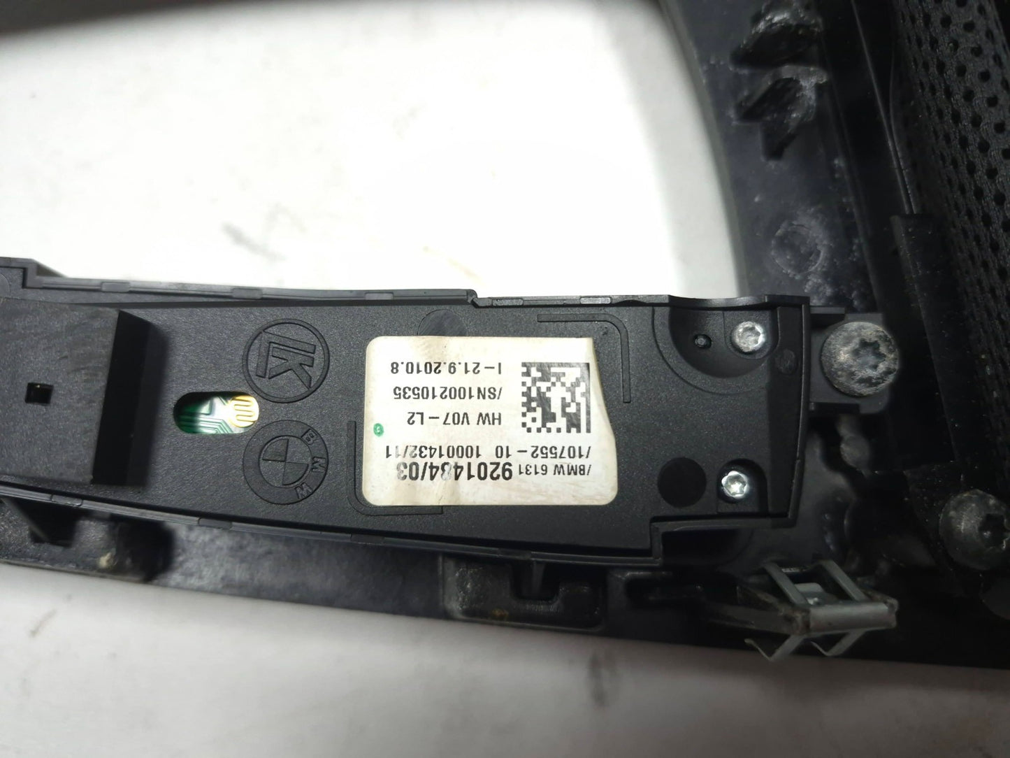 2011 BMW 750li Center Console Trim Idrive Controller Gear Shifter Panel Wood OEM
