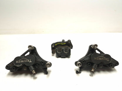 2000 Triumph Sprint St 955 Brake Caliper Front & Rear 3pcs OEM