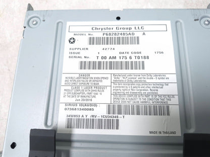 2013 Dodge Grand Caravan AM FM Cd Player Radio Receiver Hdd 68282485ad Oem✅