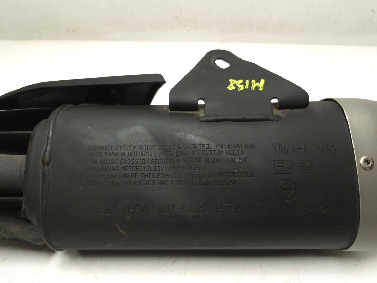 2025 Yamaha R3 Yfz320 Exhaust Muffler Pipe OEM
