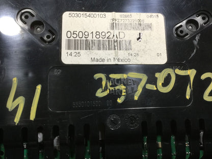 2013 Dodge Dart Rallye Instrument Cluster Speedometer OEM