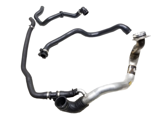 2011 - 2012 BMW X5 E70 Coolant Pipe Hose Feed Line Thermostat OEM