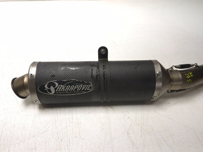 2005 Kawasaki Ninja Zx10r Exhaust Muffler Acrapovic Damaged OEM
