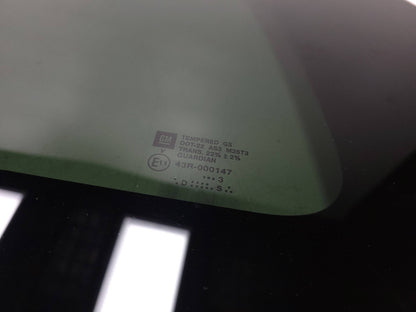 10 014 Chevrolet Suburban Rear Driver Side Left Quarter Panel Window Glass OEM