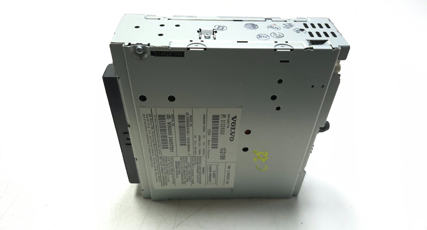 2012 Volvo C30 AM FM Radio Single Disc Cd Mp3 Player 31328060 OEM