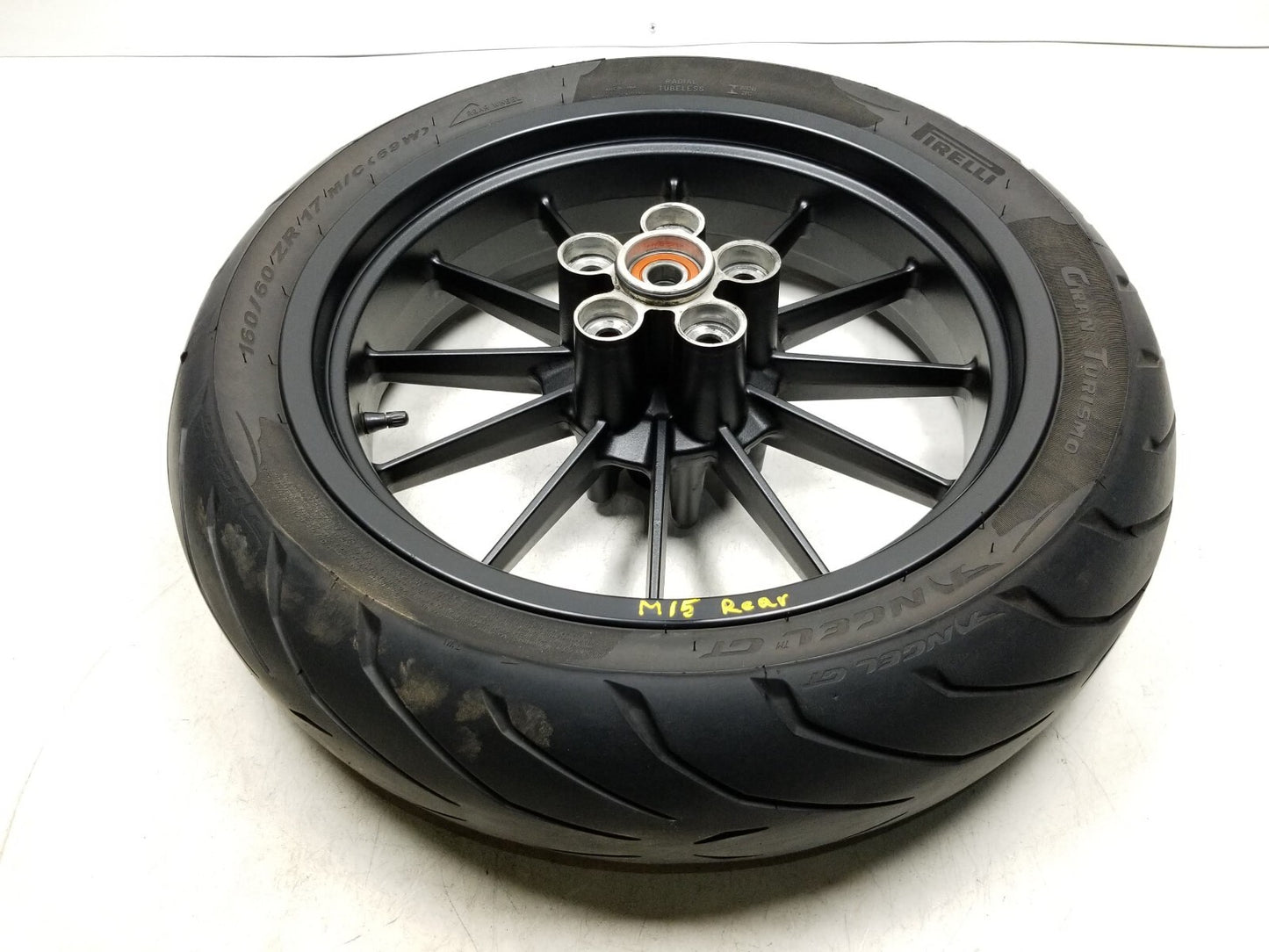 20 - 24 Benelli 302s Rear Wheel Rim & Tire 160/60 R17 Straight OEM 1609 Miles