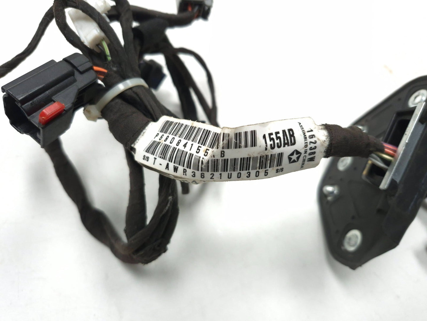 2015 Dodge Charger Door Wire Wiring Harness Rear Driver Side Left OEM