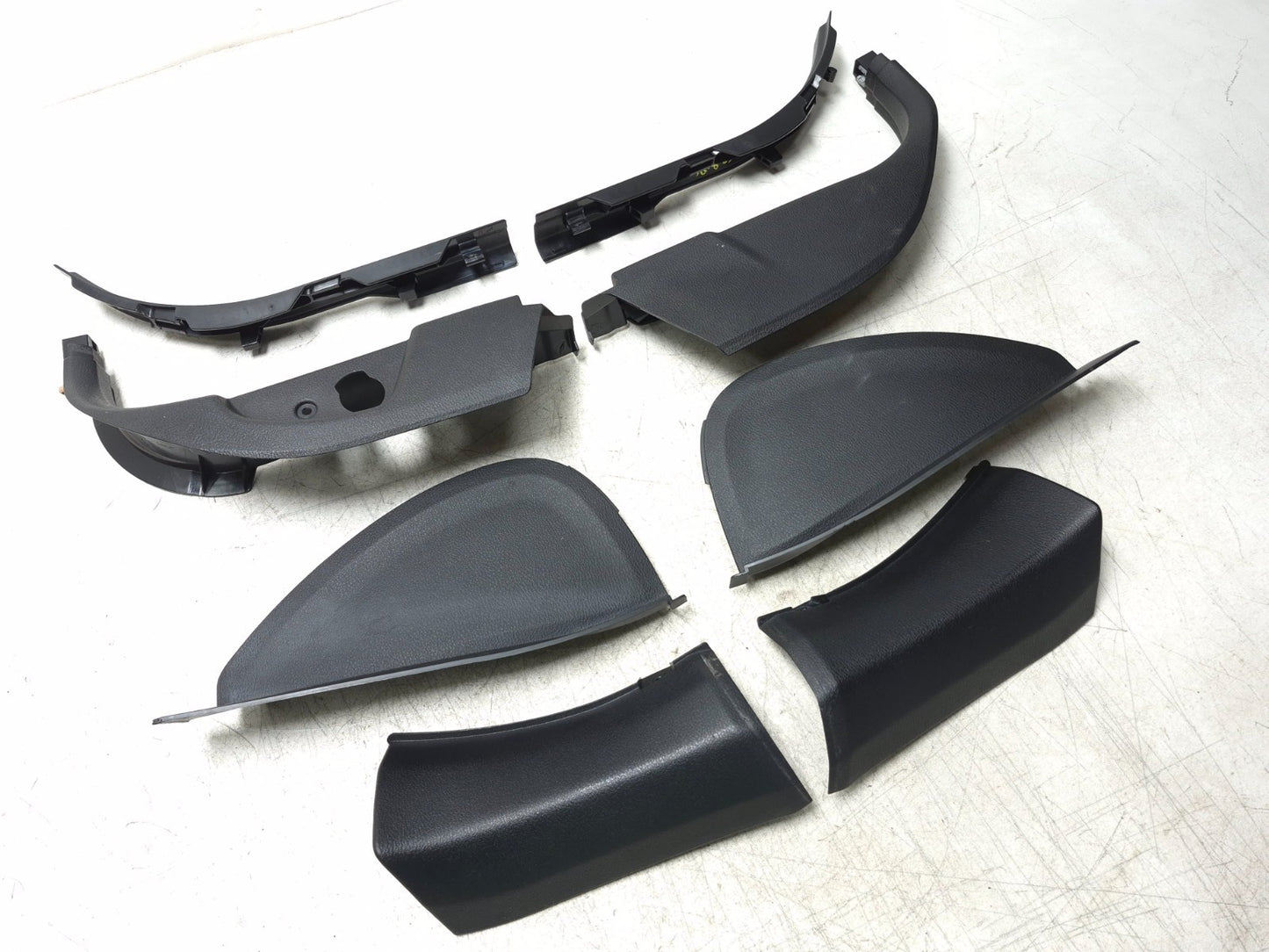 2008 BMW X6 E71 Dash Pilar Interior Trim Cover 8pcs OEM