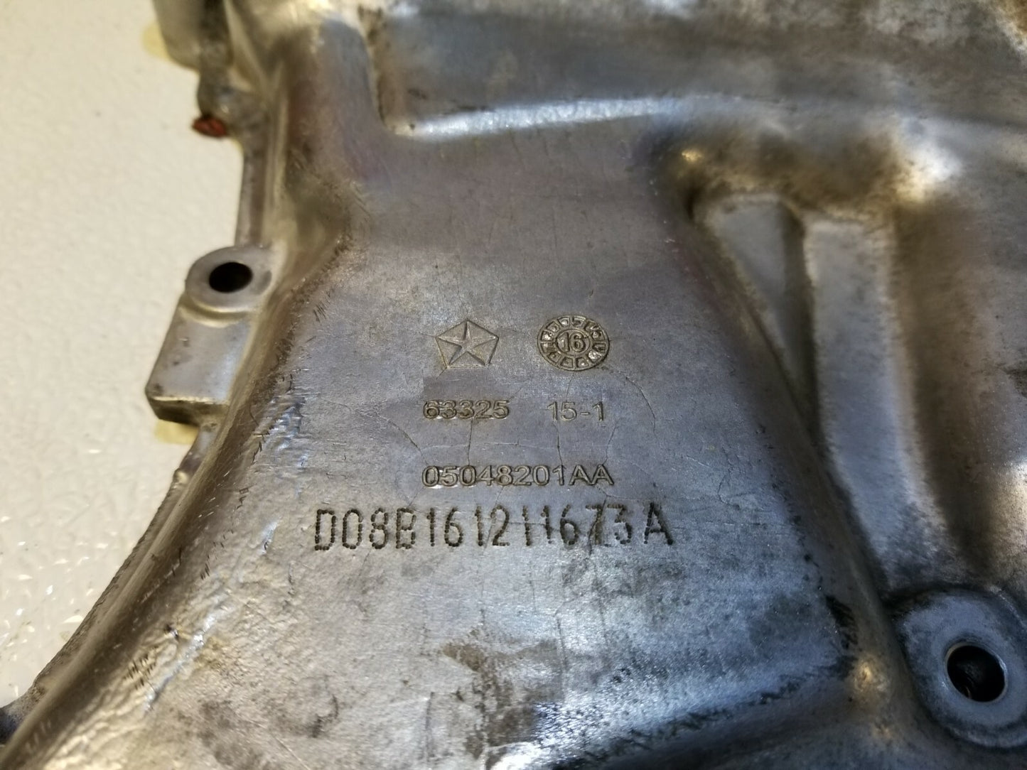 2016 Jeep Renegade Engine Timing Cover 2.4l OEM