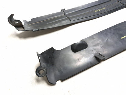 2013 Fiat 500 Turbo Front Radiator Protection Seal Cover Trim 2pcs OEM