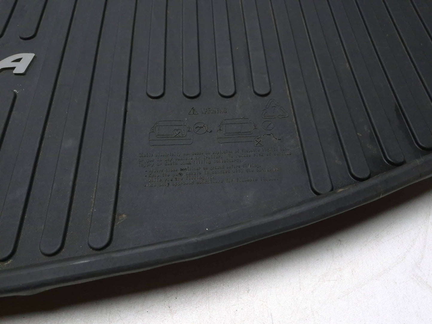 2018 Toyota Corolla Trunk Floor Rubber Mat OEM