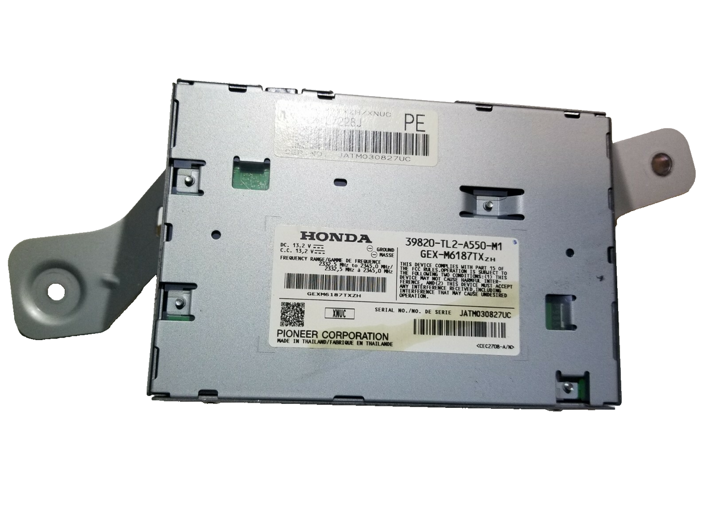 2010 Acura Tsx Satellite Radio Control Module OEM
