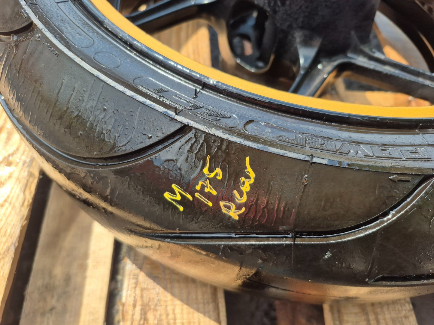 2005 Kawasaki Ninja Zx10r Rear Wheel Rim & Tire  OEM