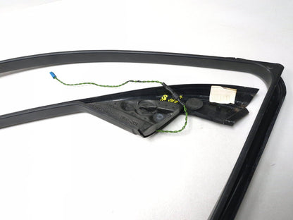 2007 BMW 530i E60 Front Door Window Frame Surround Tweeter Trim Left & Right OEM
