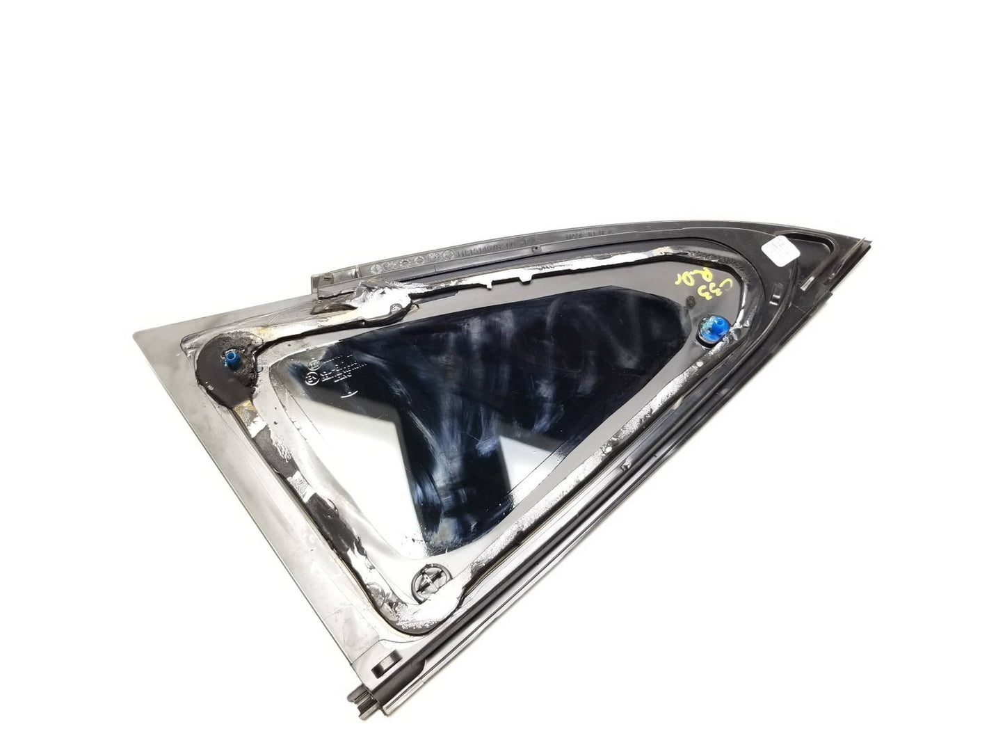 2021 Tesla Model 3 Rear Quarter Vent Glass Driver Side Left OEM