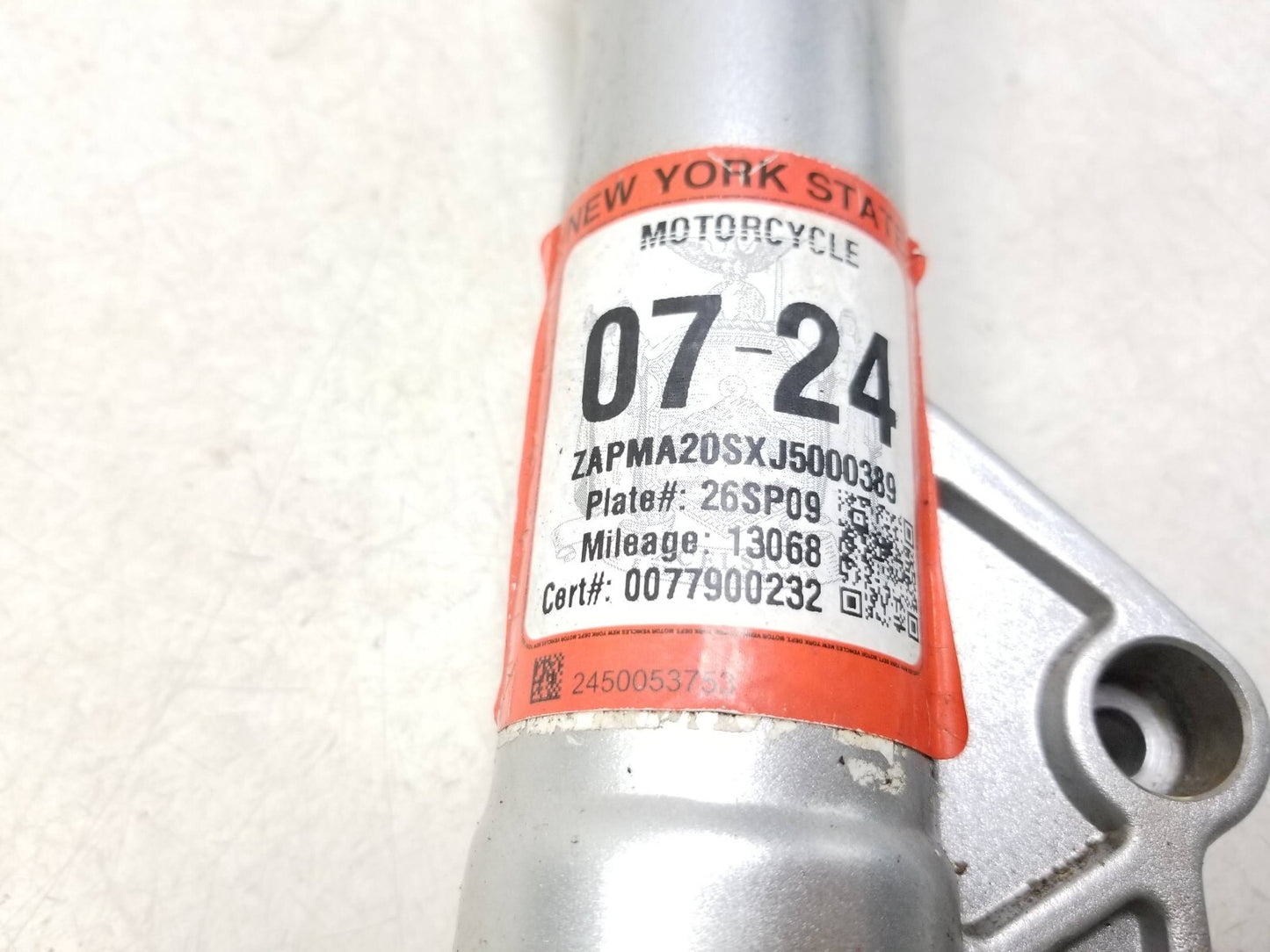 2011 - 2021 Piaggio Bv 350 Front Fork Left & Right *straight* OEM