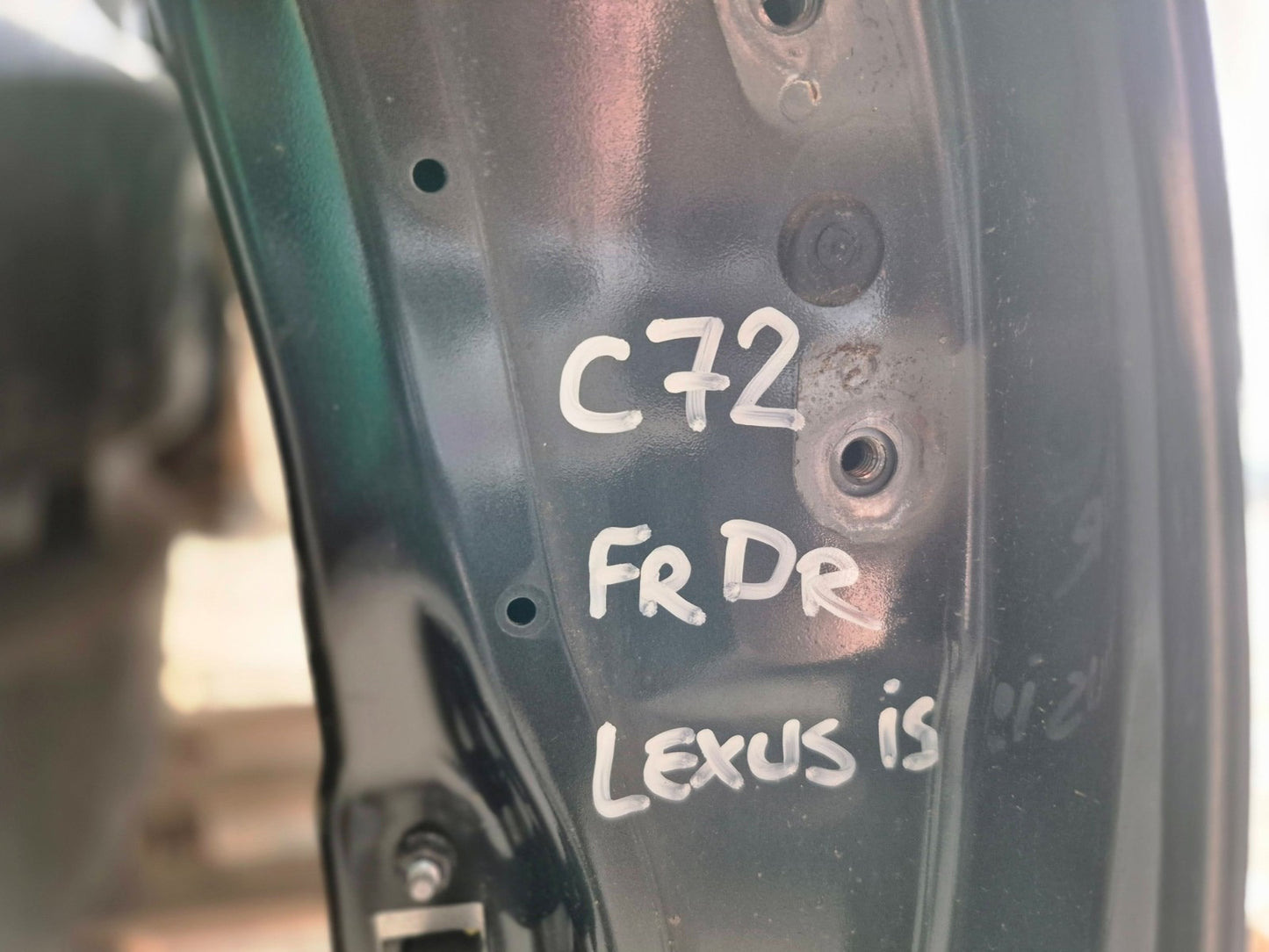 2009 Lexus IS250 Front Door Shell Left Driver Side OEM
